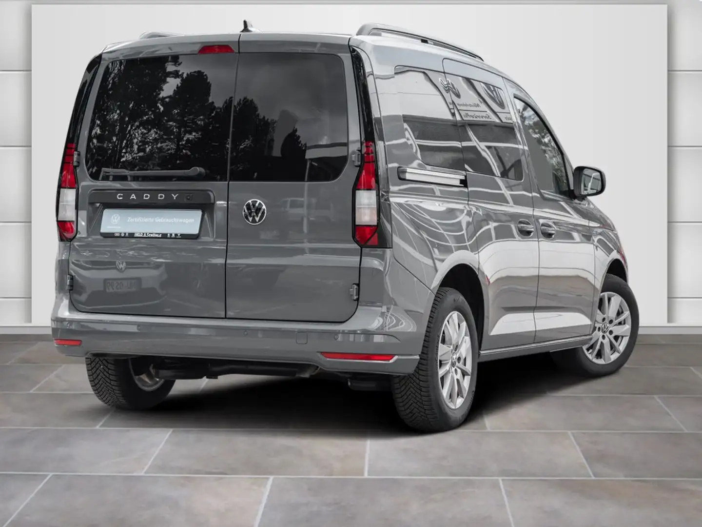 Volkswagen Caddy Life 2.0 TDI NAV KAM PDC SHZ FLÜGELTÜREN Grijs - 2