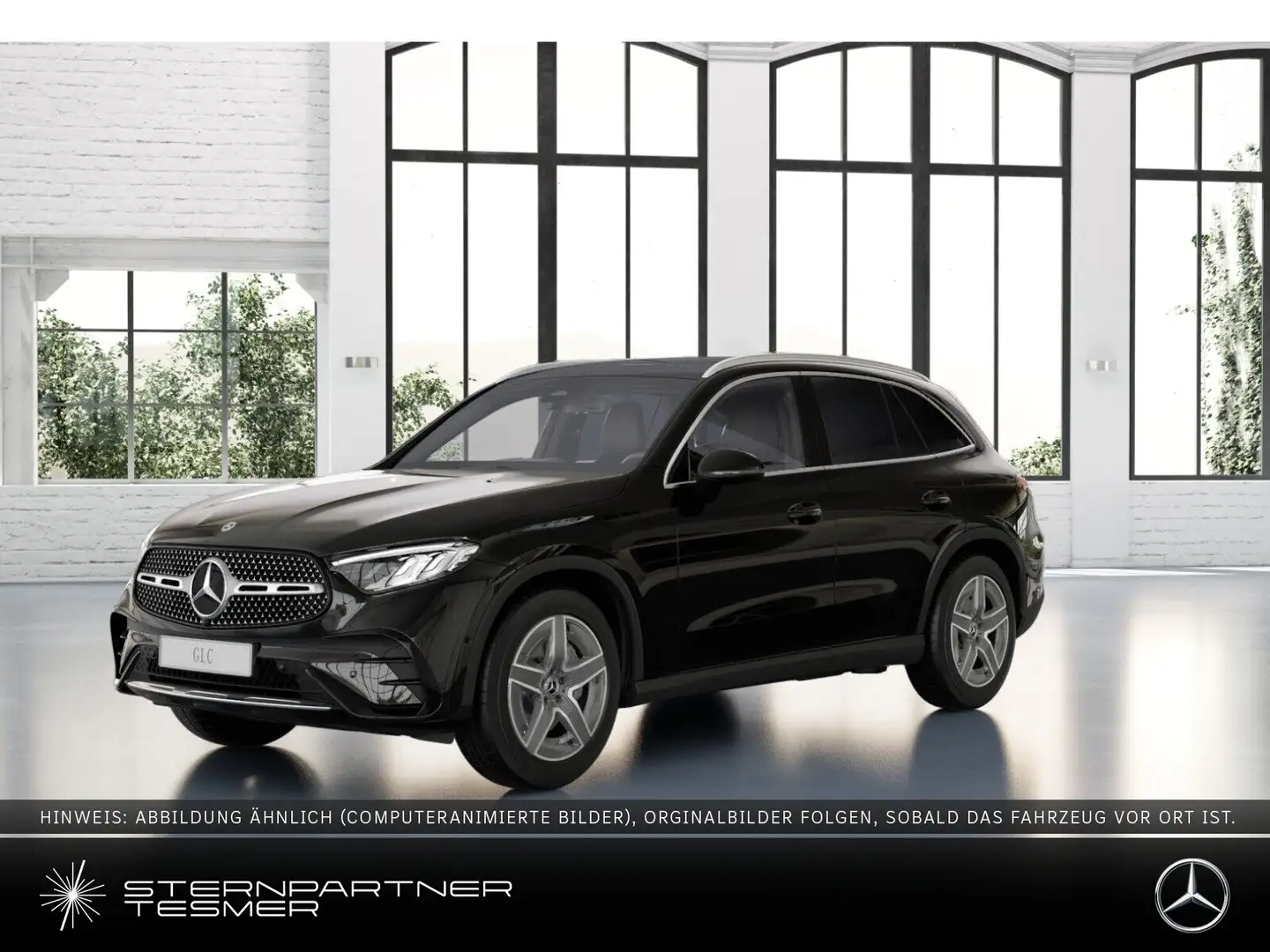Mercedes-Benz GLC 300 d 4M AMG - AMBIENTE-DISTRONIC-PANO-AHK Zwart - 1