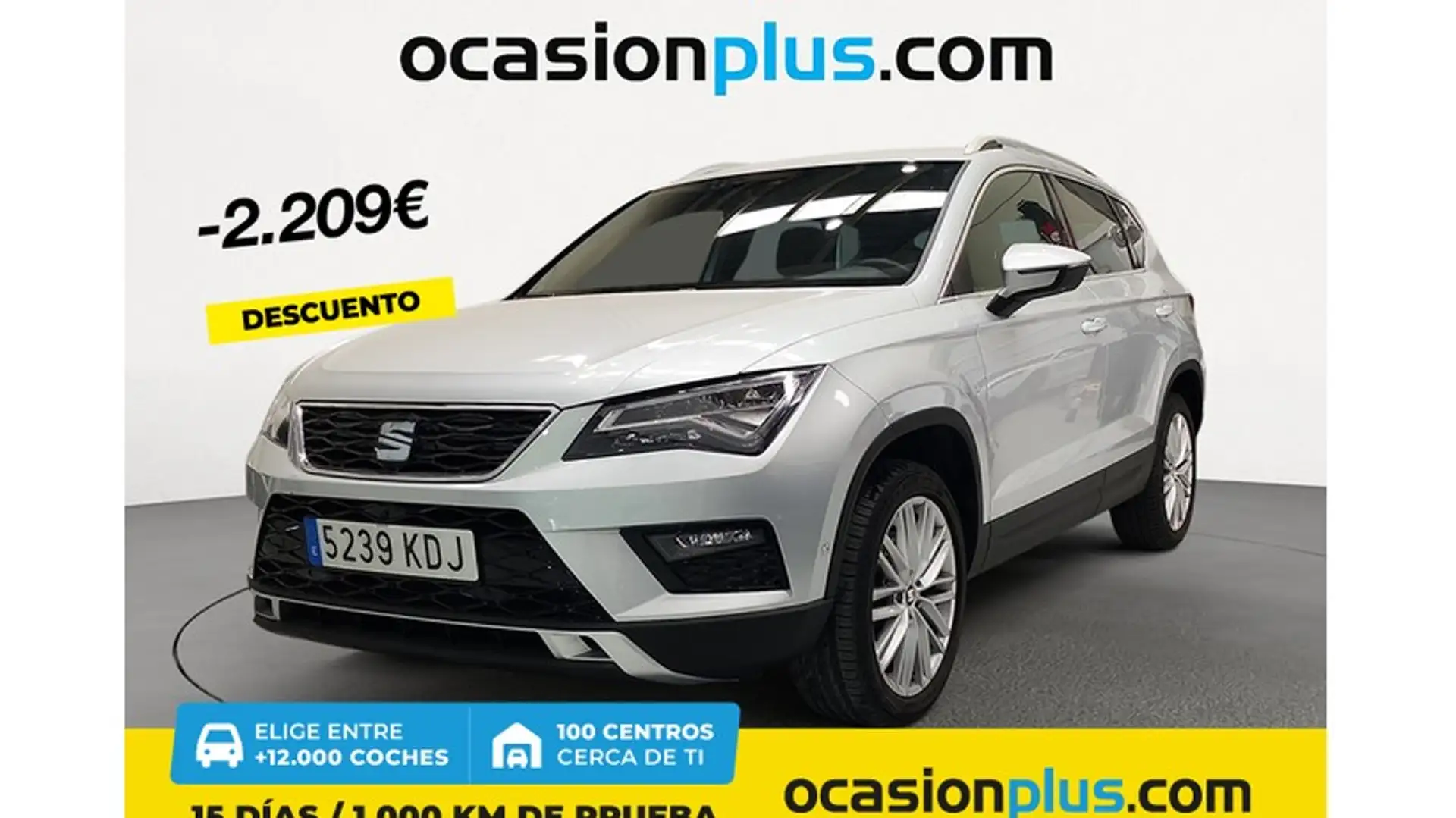 SEAT Ateca 1.4 EcoTSI S&S Xcellence DSG7 Plateado - 1