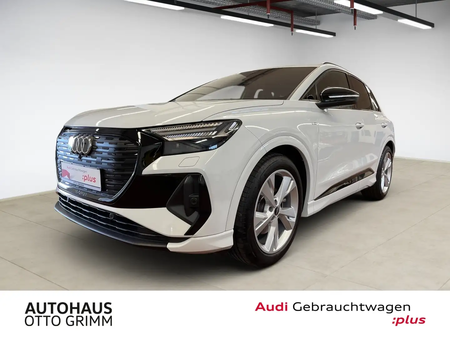 Audi Q4 e-tron 35 AZV Matrix KLIMA NAVI ALU Wit - 1