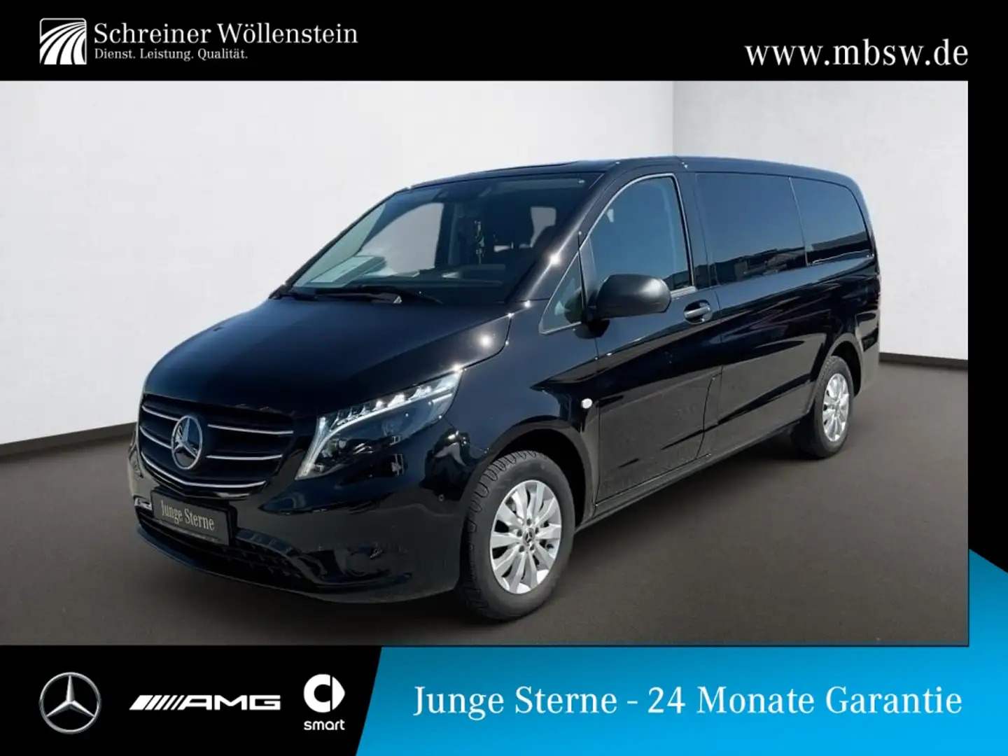 Mercedes-Benz Vito 116 Tourer PRO Lang LED*AHK2,5t*Kamera*Navi Schwarz - 1