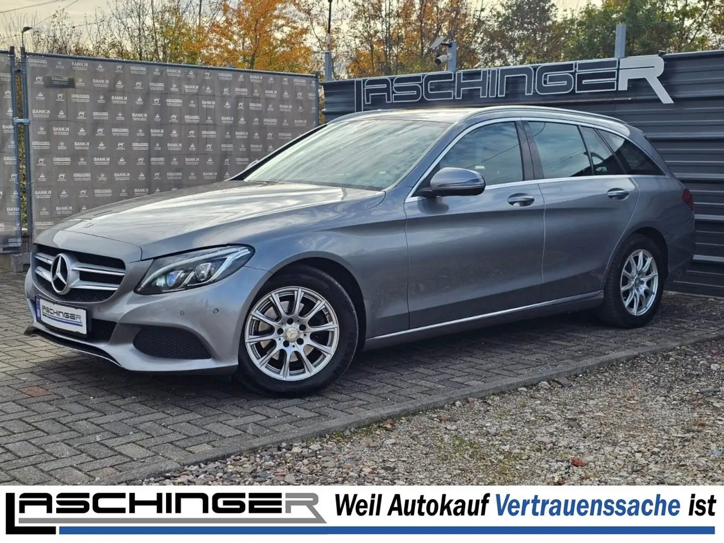 Mercedes-Benz C 200 C T-Modell C 200 T LED KAMERA AHK SHZ MFL TEMPO Silber - 1