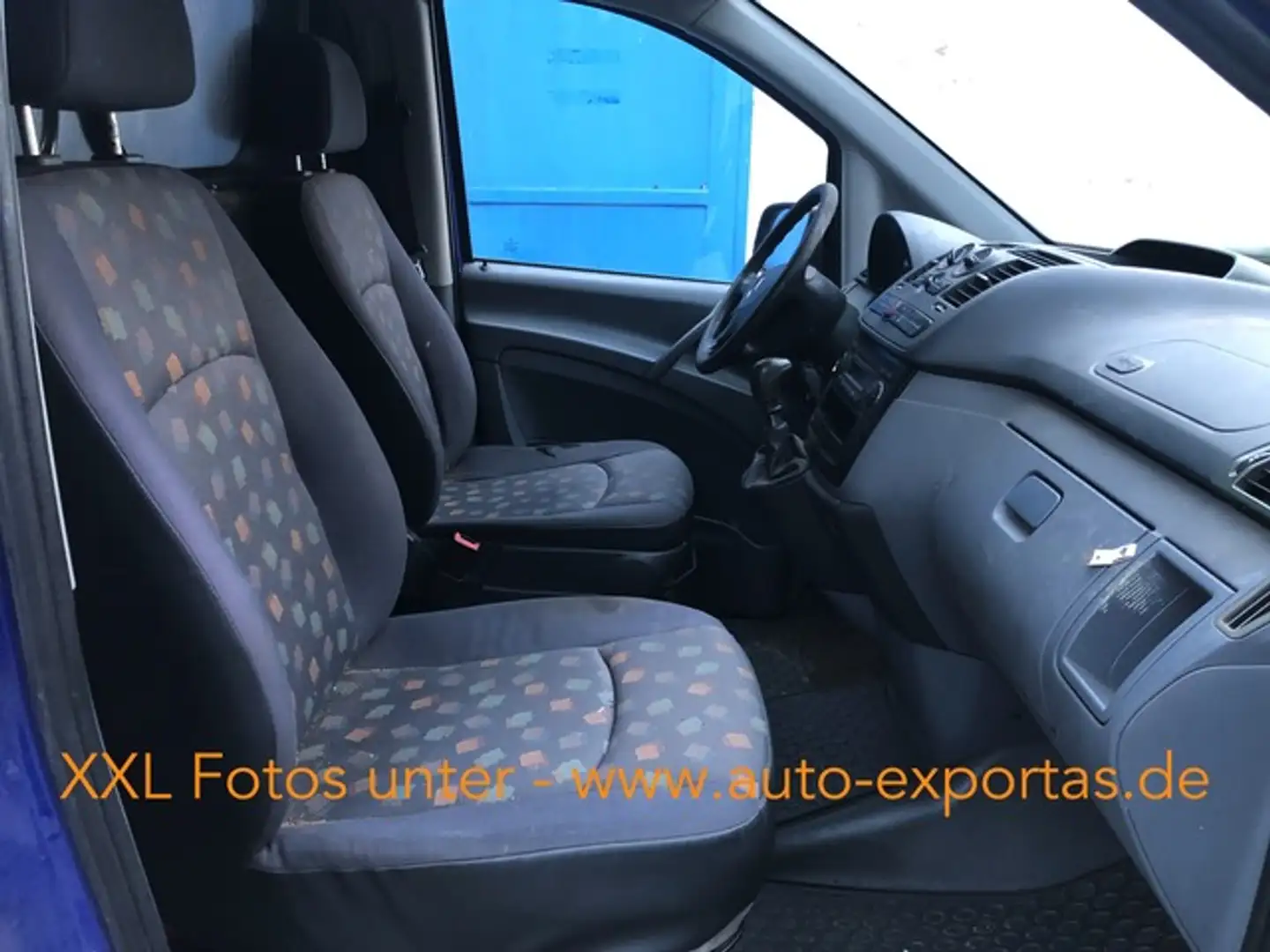 Mercedes-Benz Vito 2.2 CDI Lang Klima,AHK,TÜV,el.F Blau - 2