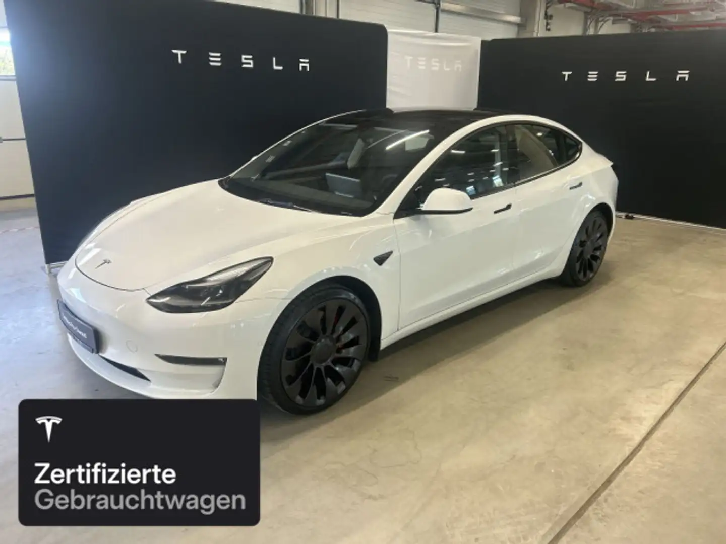 Tesla Model 3 Performance Blanco - 1