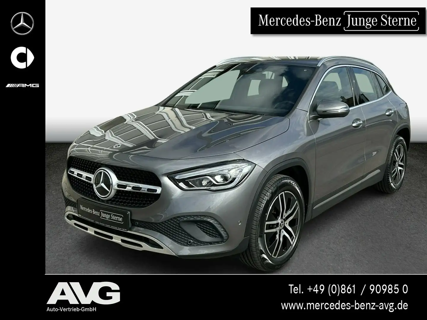 Mercedes-Benz GLA 180 GLA 180 Progressive LED Keyless PDC MBUX SHZ Navi Grijs - 1