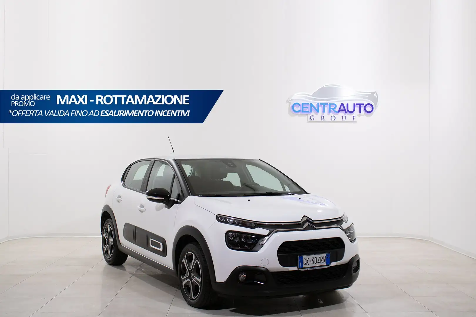 Citroen C3 BluHdi 100cv FEEL PACK *TOUCHSCREEN, SENSORI* Bianco - 1