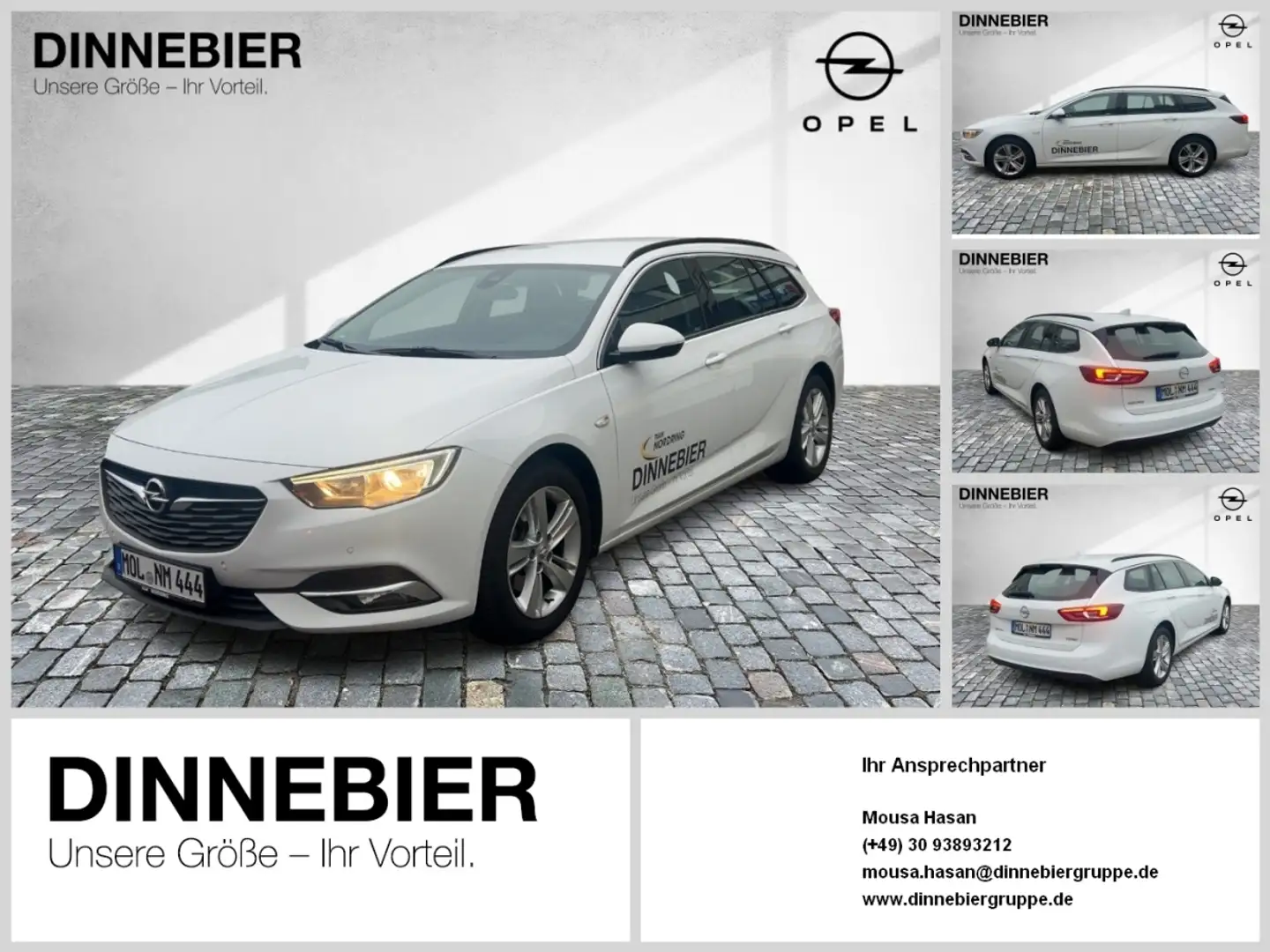 Opel Insignia ST *1.5 LED+Kamera+Navi+Allwetter* Wit - 1