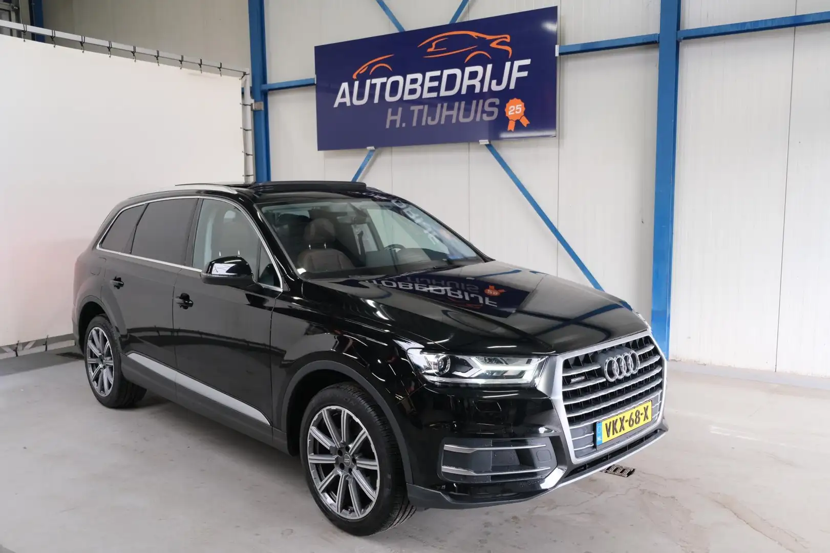 Audi Q7 QUATTRO Grijskenteken - Airco, Cruise, Schuifdak, Negru - 1