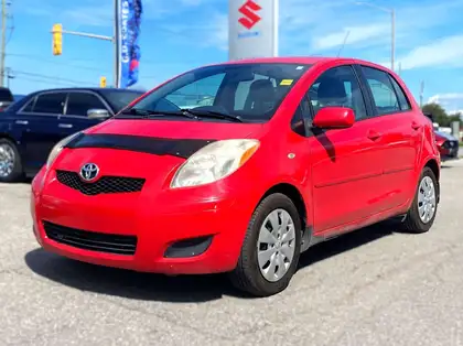 Red 2010 Toyota Yaris   Automatic