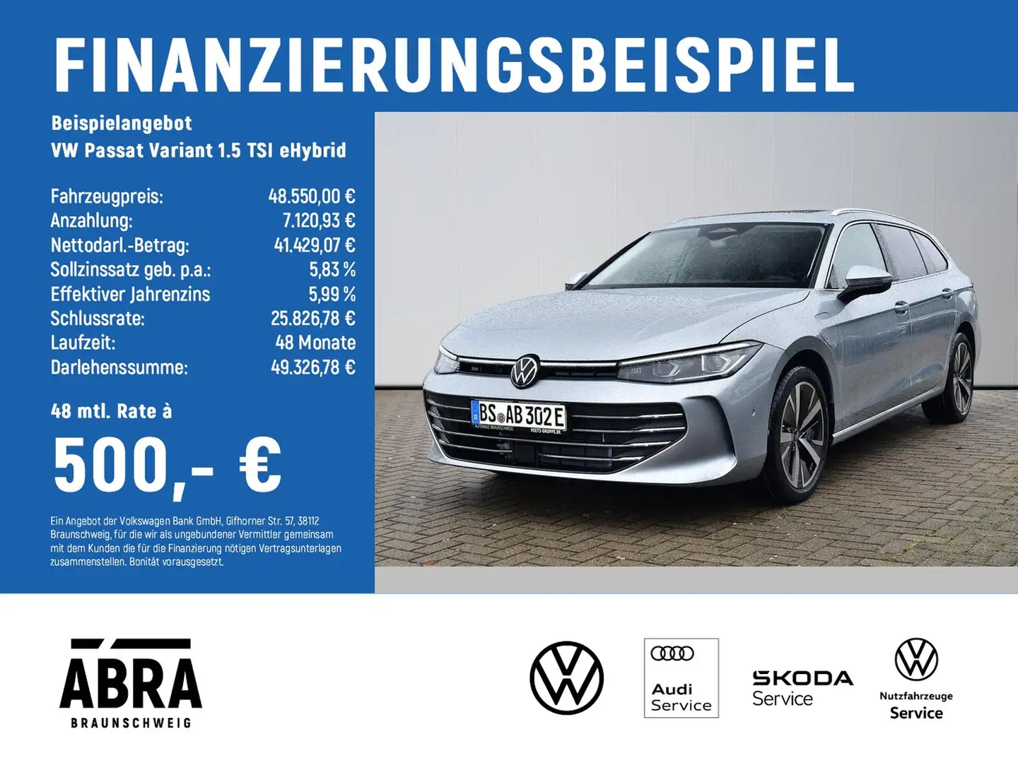 Volkswagen Passat Variant 1.5 TSI eHybrid Grau - 2