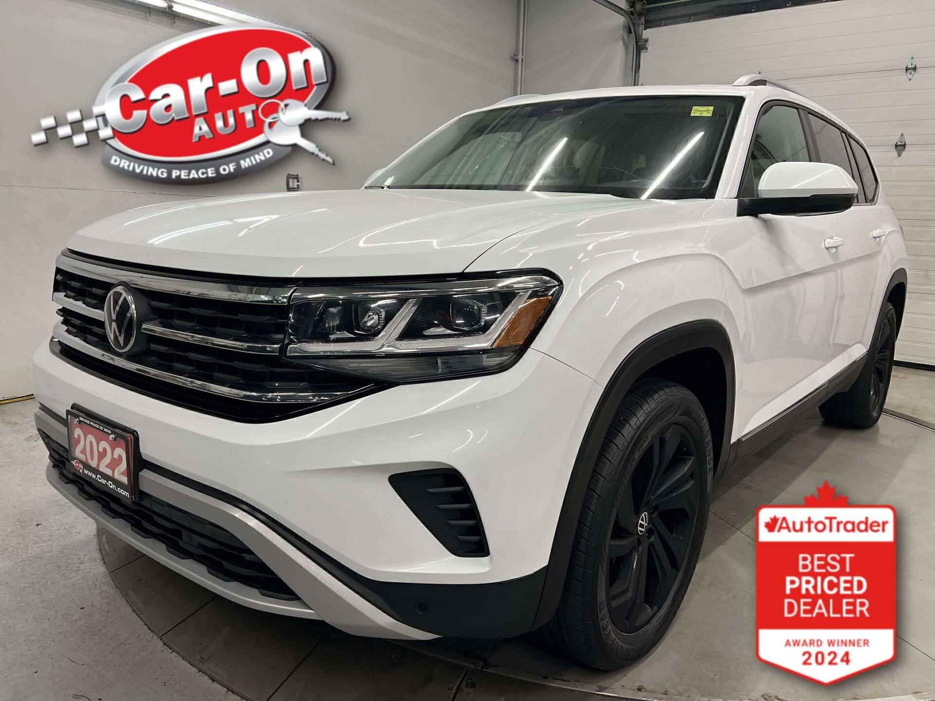 White 2022 Volkswagen Atlas SUV / Crossover All-Wheel Drive Automatic