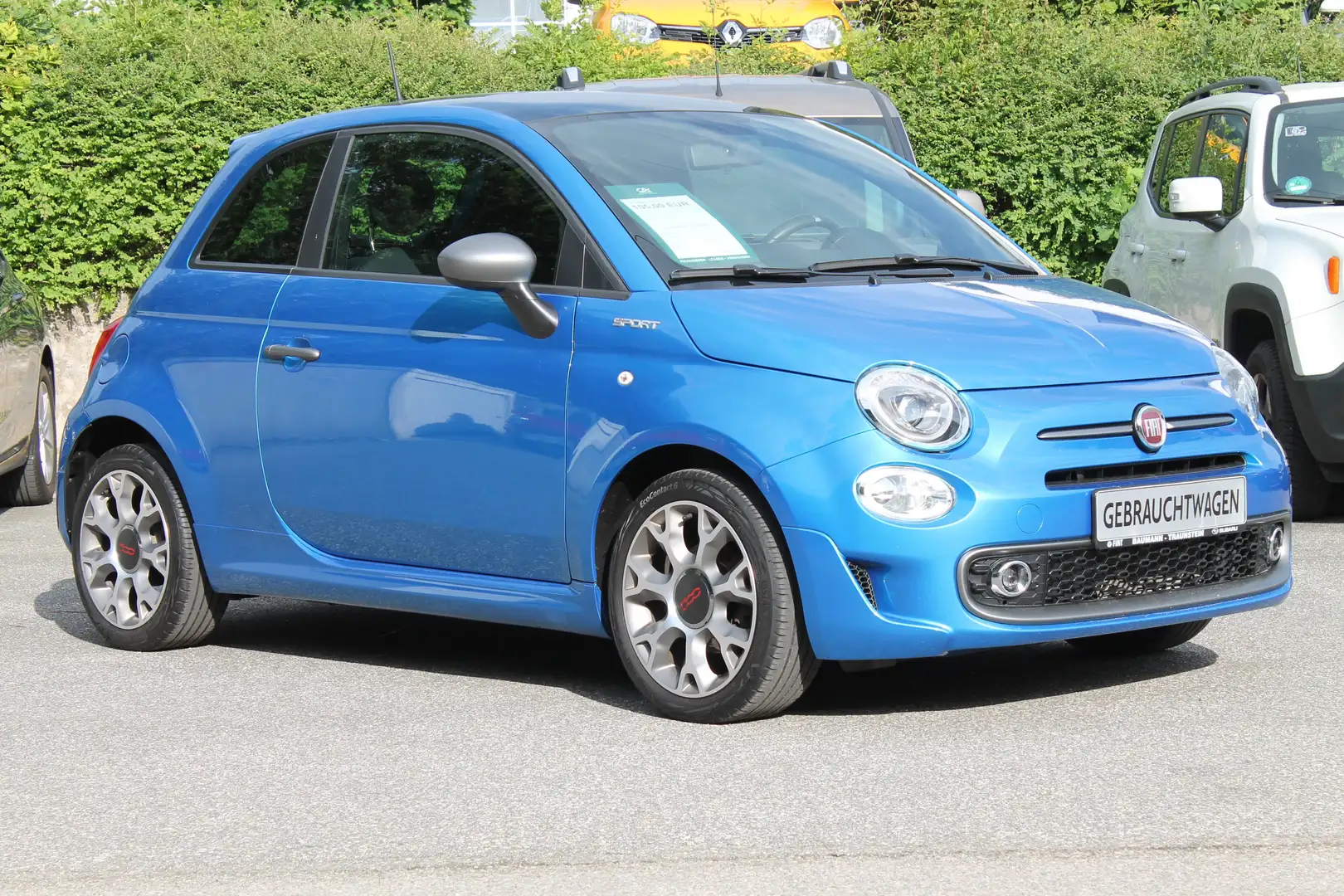 Fiat 500 1.0 Hybrid Sport Blauw - 1