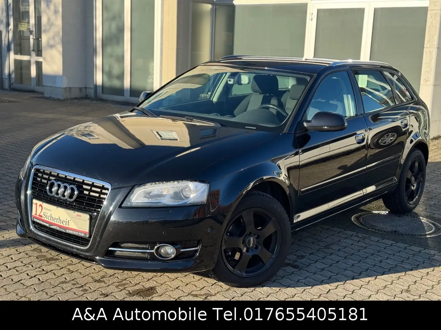 Audi A3 Sportback 1.6 TDI Attraction TÜV Neu Schwarz - 1