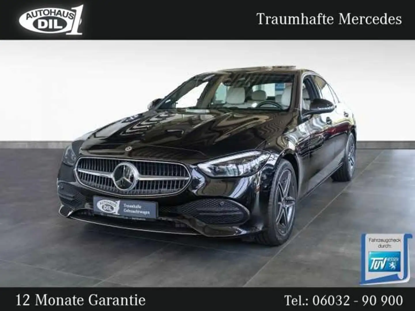 Mercedes-Benz C 200 4Matic *AMG-RÄDER*DISTR.+*1.Hd.* Negro - 2