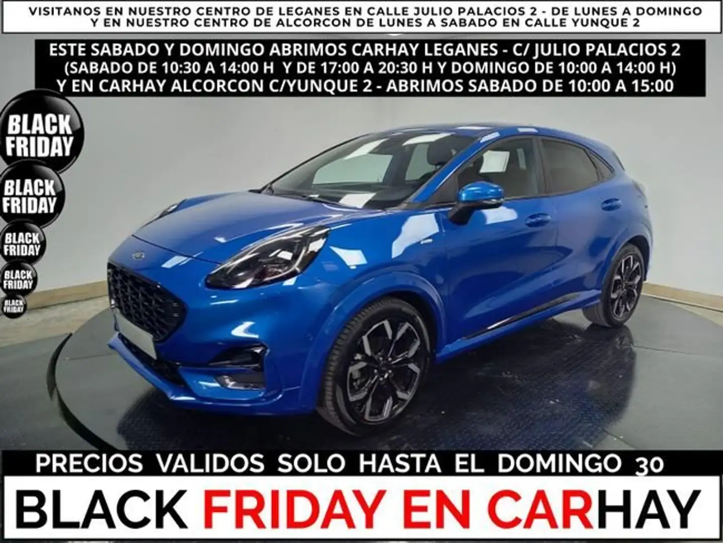 Ford Puma ST LINE X 1.0 ECOBOOST MHEV 125 CV Blau - 1