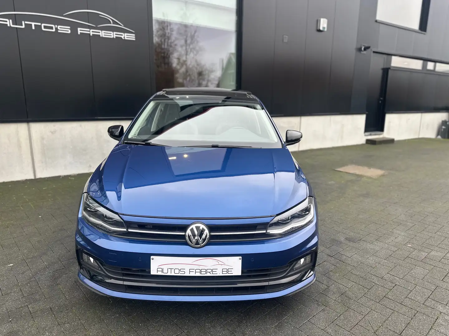 Volkswagen Polo 1.0 TSI 115 pk  DSG  Highline Opendak Toit pano Blau - 2