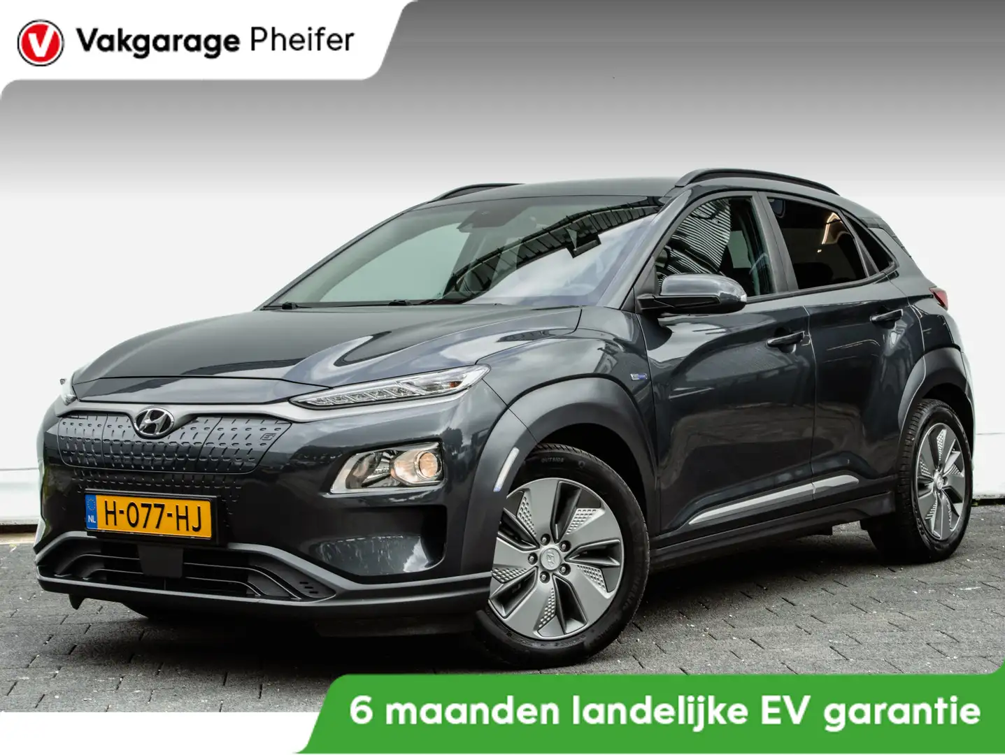 Hyundai KONA EV Fashion 64 kWh 3-Fase/ Navigatie/ Head up/ Carp Grijs - 1
