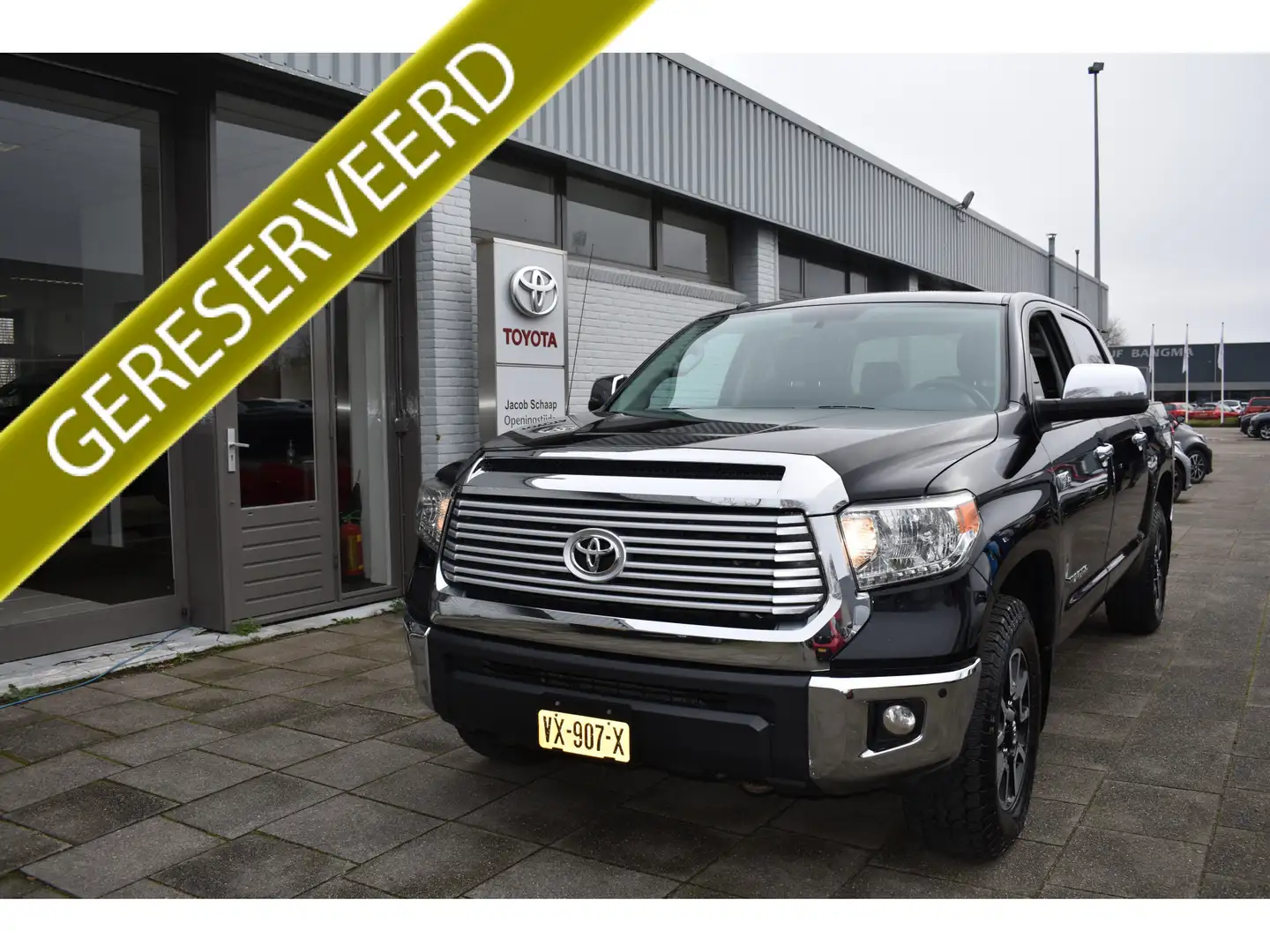 Toyota Tundra 5.7 V8 Crewmax Limited  5 persoons trekhaak lpg 1e Noir - 1