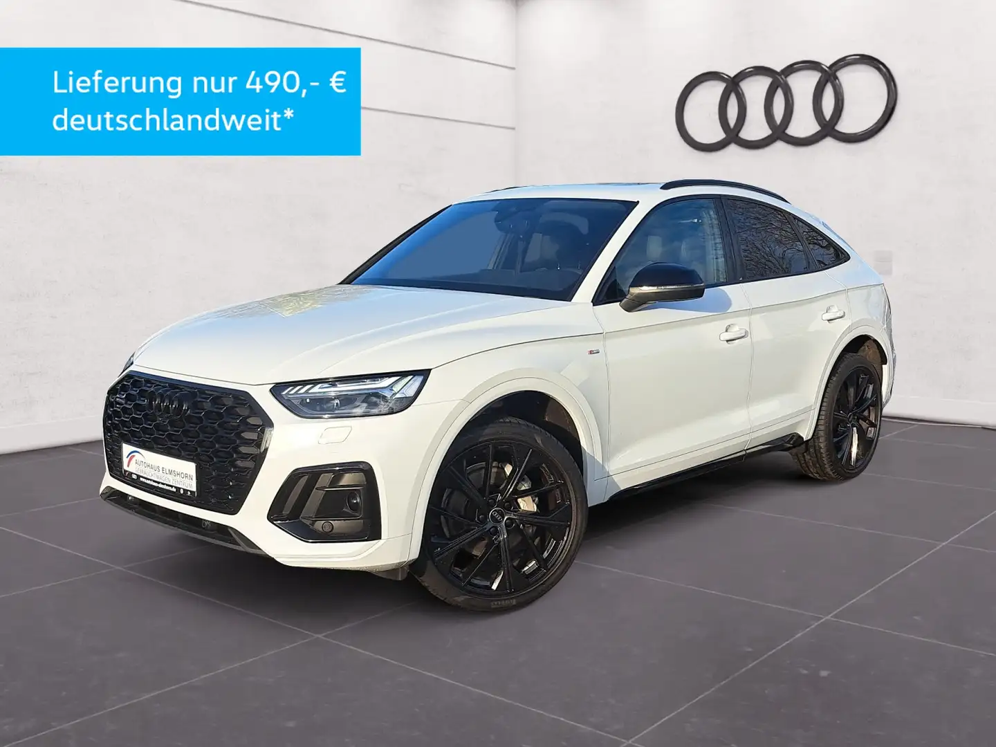Audi Q5 Sportback S line 40 TDI quattro S tronic PANO STA Weiß - 2