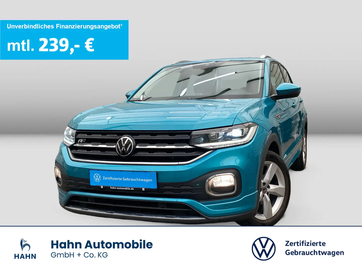 Volkswagen T-Cross 1.0 TSI Style R-Line LED App-Connect PDC Azul - 1