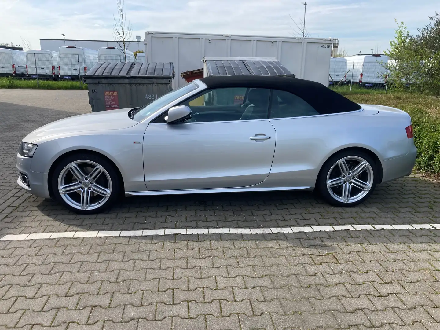 Audi Cabriolet 2.0 TFSI / S Line Argintiu - 1