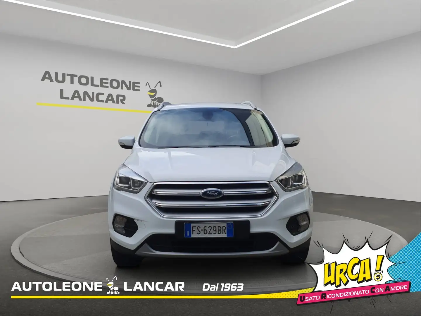Ford Kuga 2.0 tdci Titanium awd 150cv powershift AUTOMATICO Blanc - 2