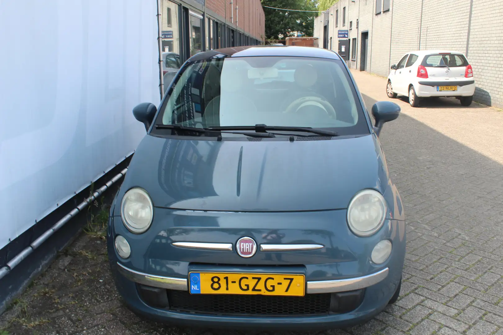 Fiat 500 1.4-16V Lounge Airco l Panorama dak l Elektrische Blau - 2
