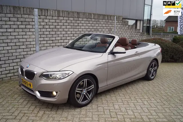 BMW 220 2-serie Cabrio 220i High Executive Luxury Autom Le