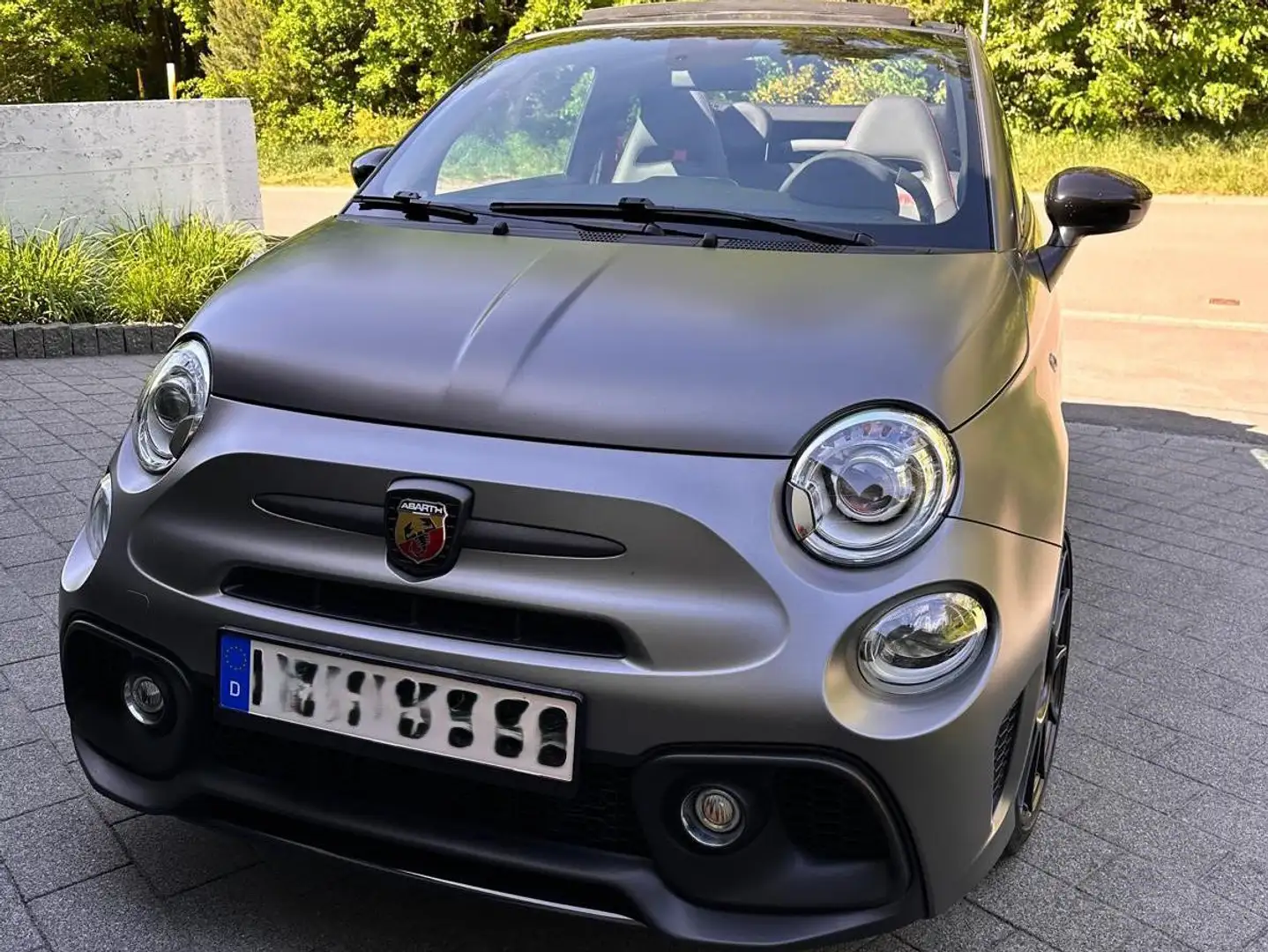 Abarth 595C Fiat Abarth 595 cabrio Esseesse Asfalto Grau matt Grau - 1