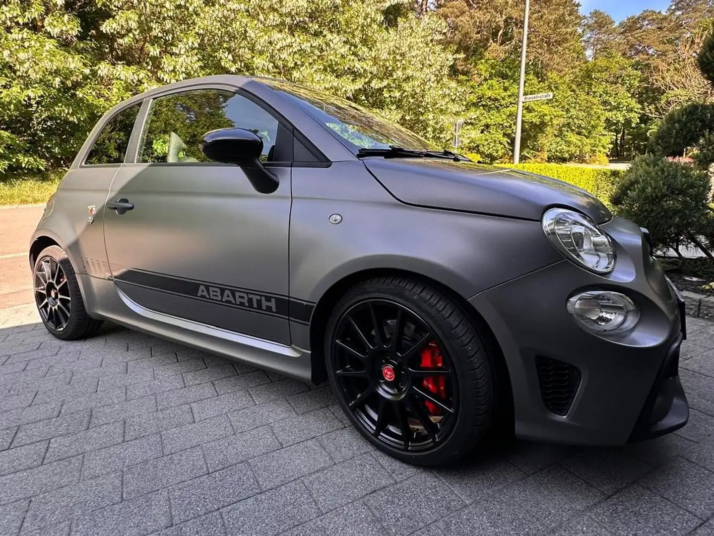 Abarth 595C Fiat Abarth 595 cabrio Esseesse Asfalto Grau matt Grau - 2