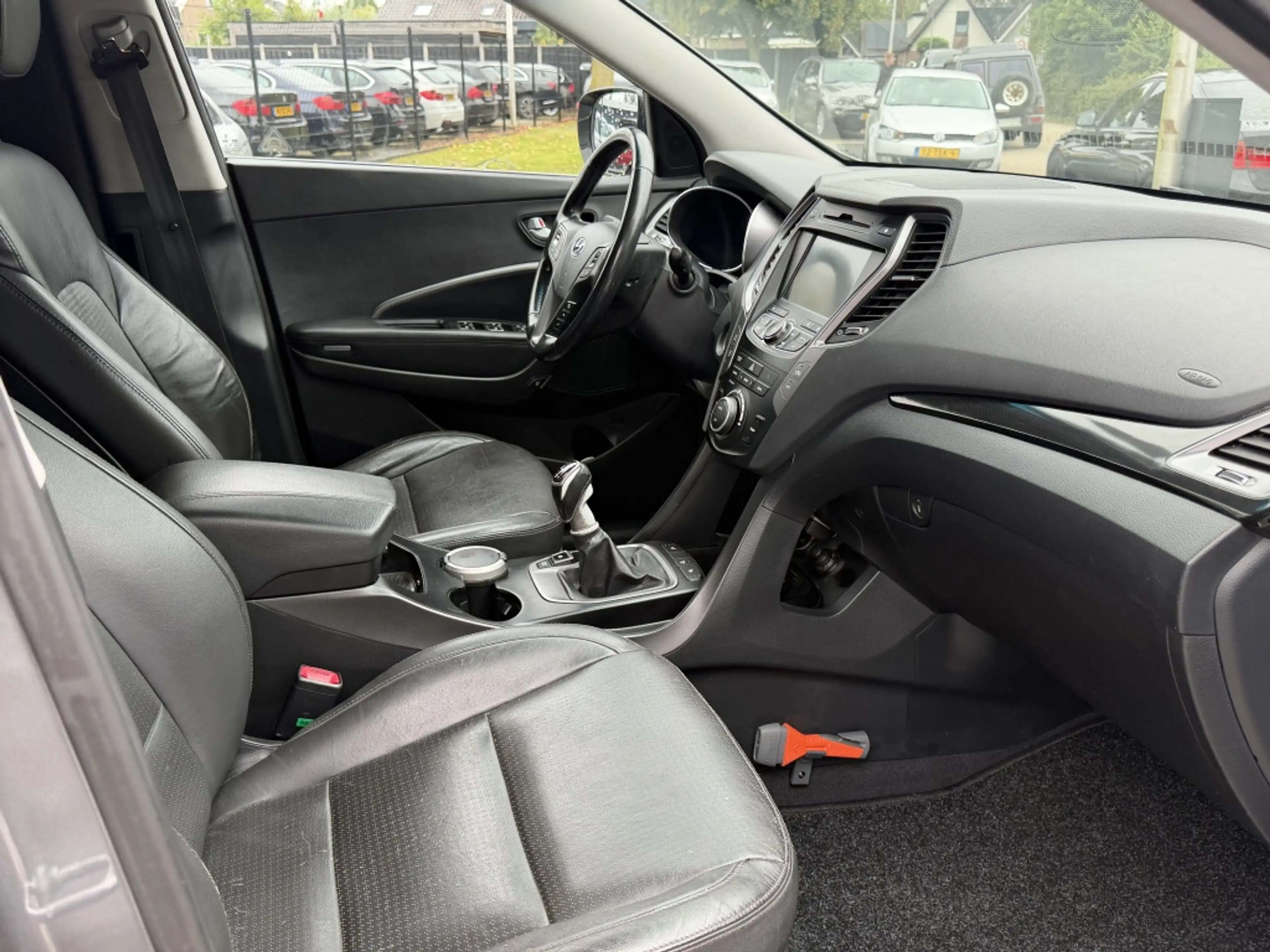Hyundai SANTA FE 2.2 CRDI 2014 Grijs Kenteken Bedrijfsauto Trekhaak — photo 4