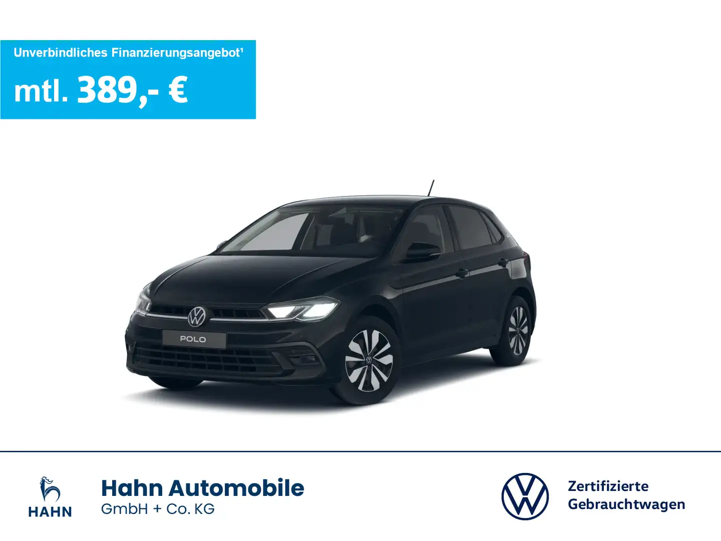 Volkswagen Polo 1.0TSI DSG Goal LED Navi AHK ACC APP Sitzh Schwarz - 1