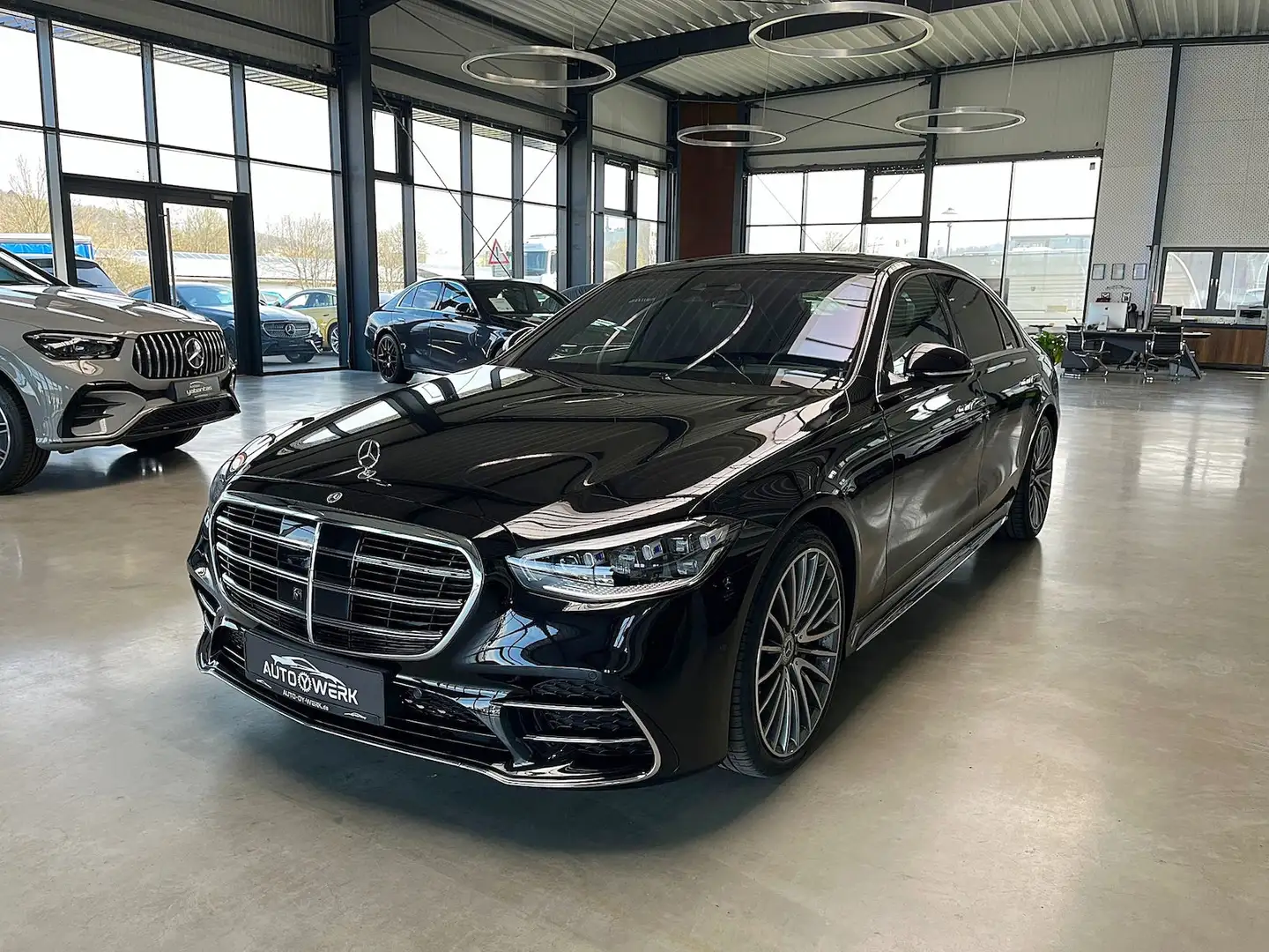 Mercedes-Benz S 450 d 4M L AMG 360° Pano Headup Negro - 1