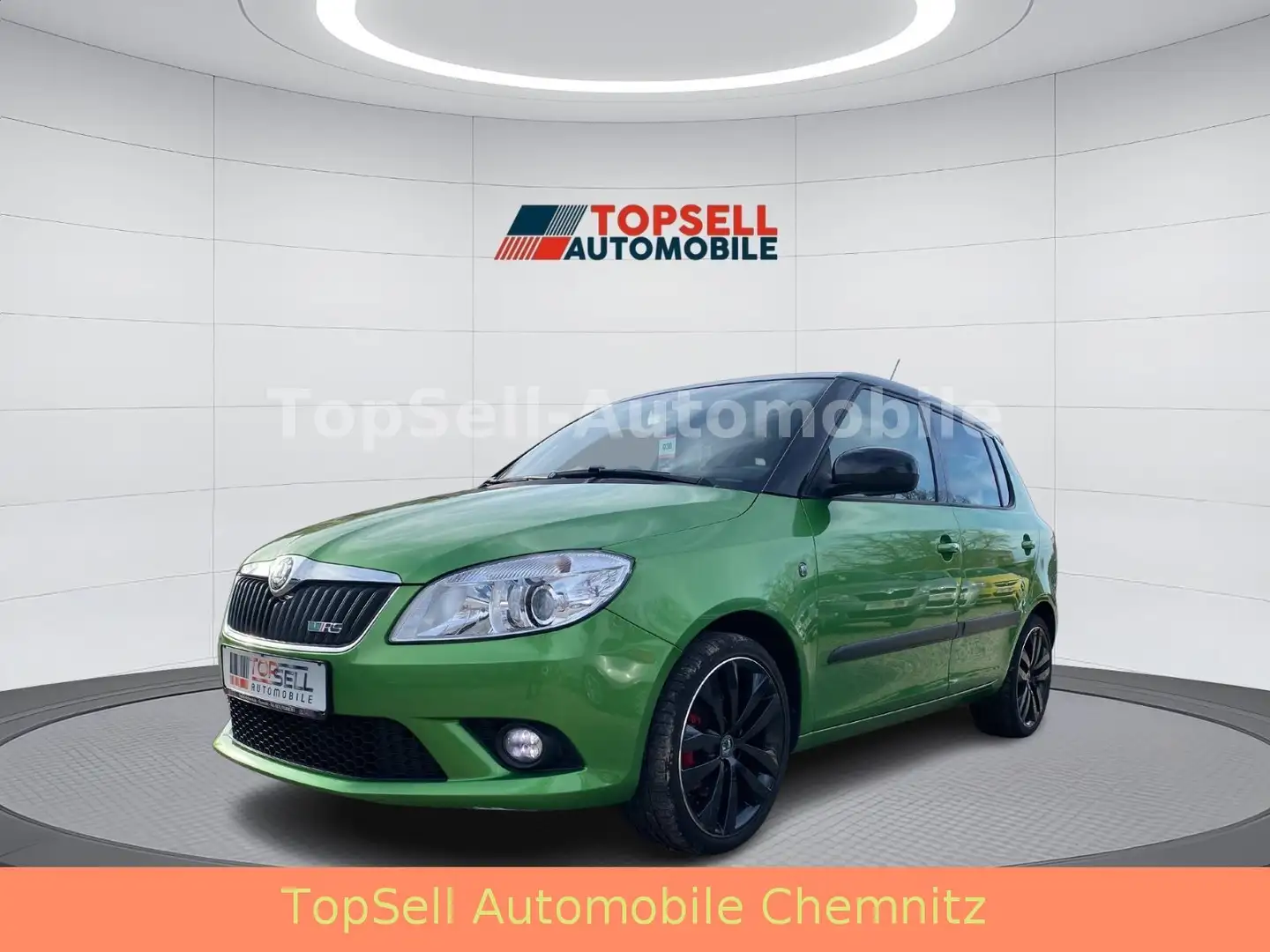 Skoda Fabia 1.4l TSI DSG RS Klimatronik Sitzheizung Grün - 1