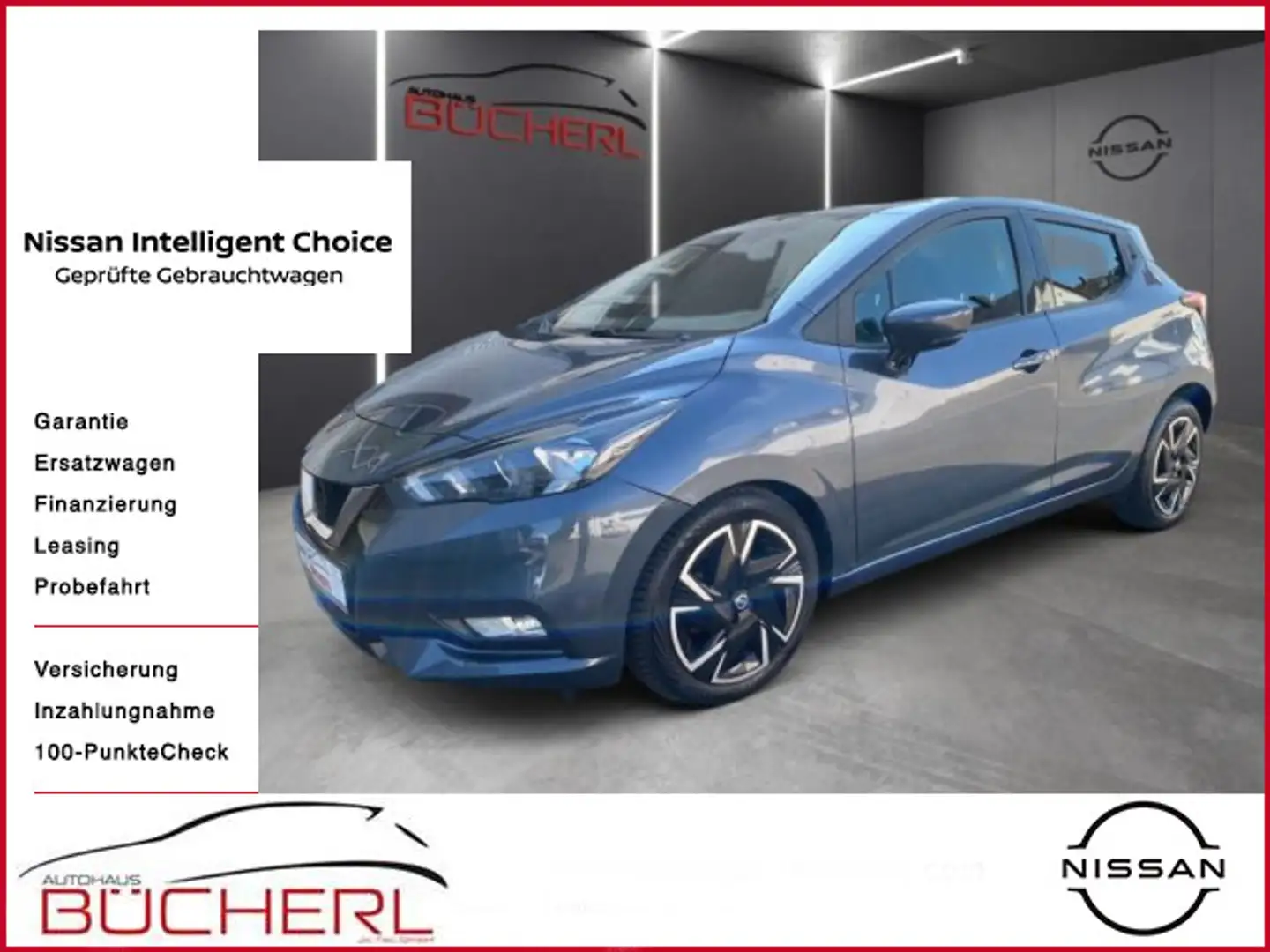 Nissan Micra 1,0 IG-T N-Way NC, KLIMA, NAVI Gris - 1