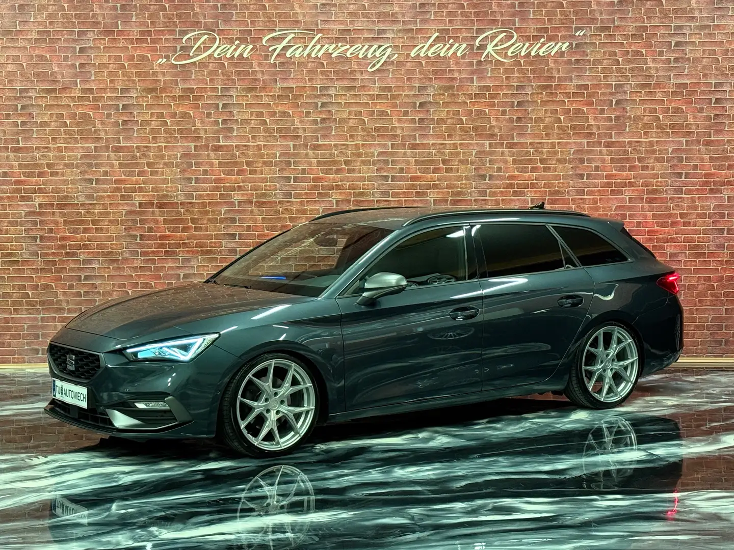 SEAT Leon FR*DSG*Virtual*Ambiente*AHK*Standheizung*LED*ACC* Gris - 1