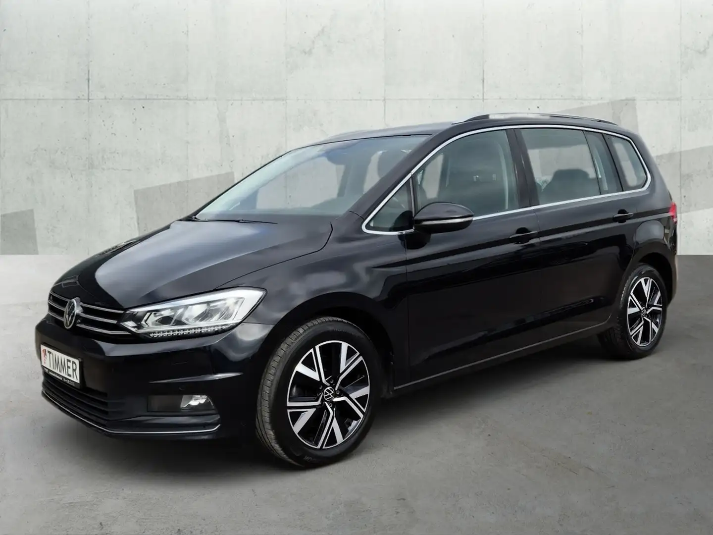Volkswagen Touran 2.0 TDI DSG HIGHLINE *LED *AHK *ACC *NAVI *STHZG Negro - 2
