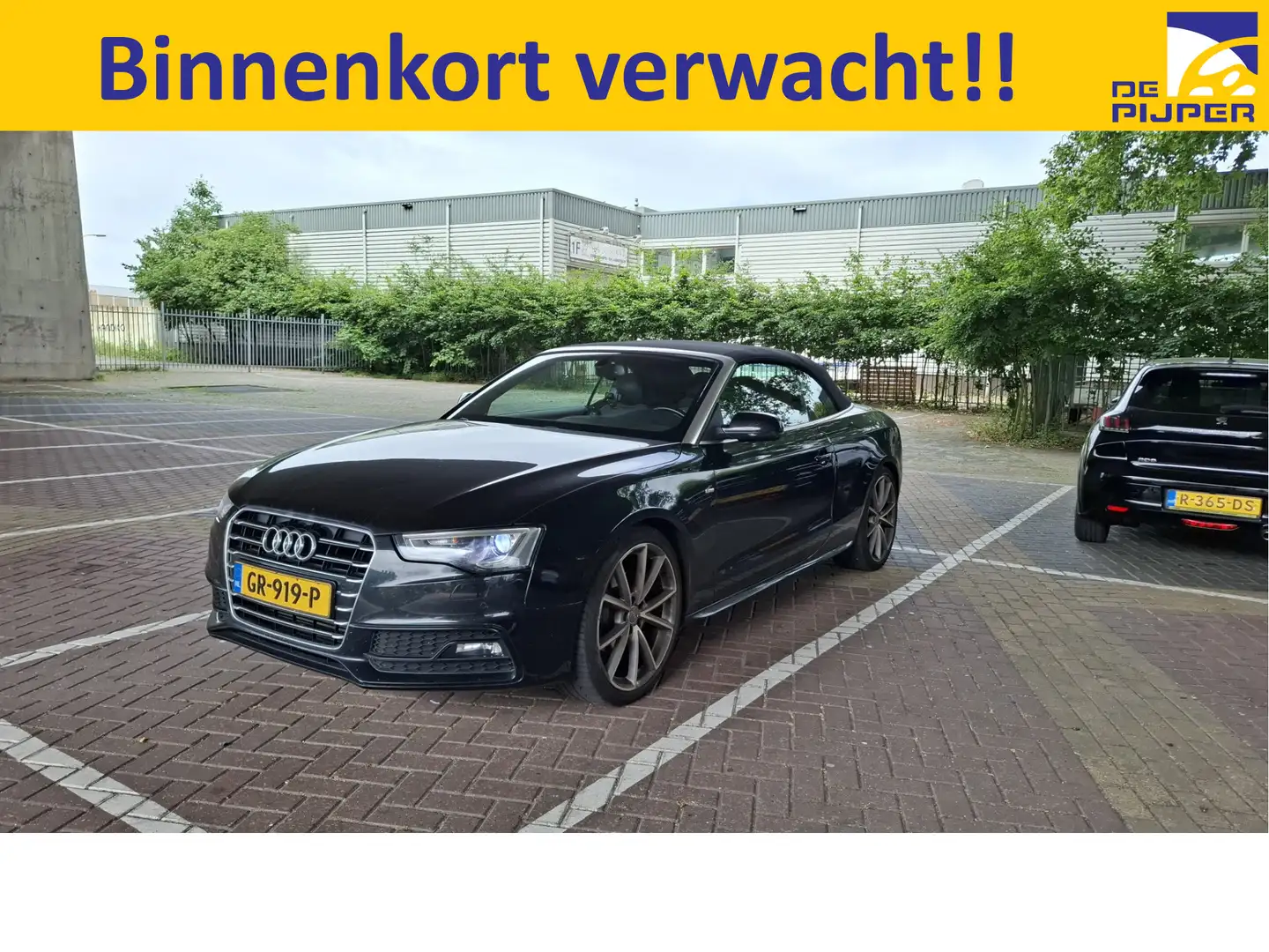 Audi A5 Cabriolet 1.8 TFSI Sport Edition S-Line | NL-Auto Zwart - 1