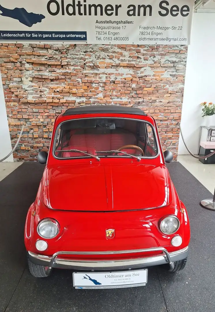 Fiat 500 F Rot - 1