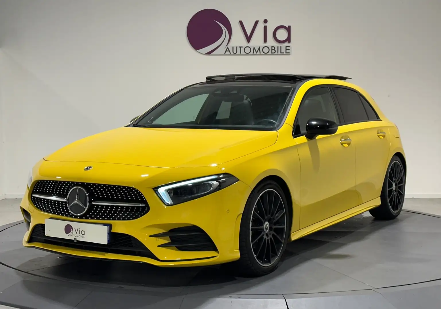 Mercedes-Benz A 200 200 d 8G-DCT AMG Line - Fascination - Entretien complet Mercedes - Galben - 1