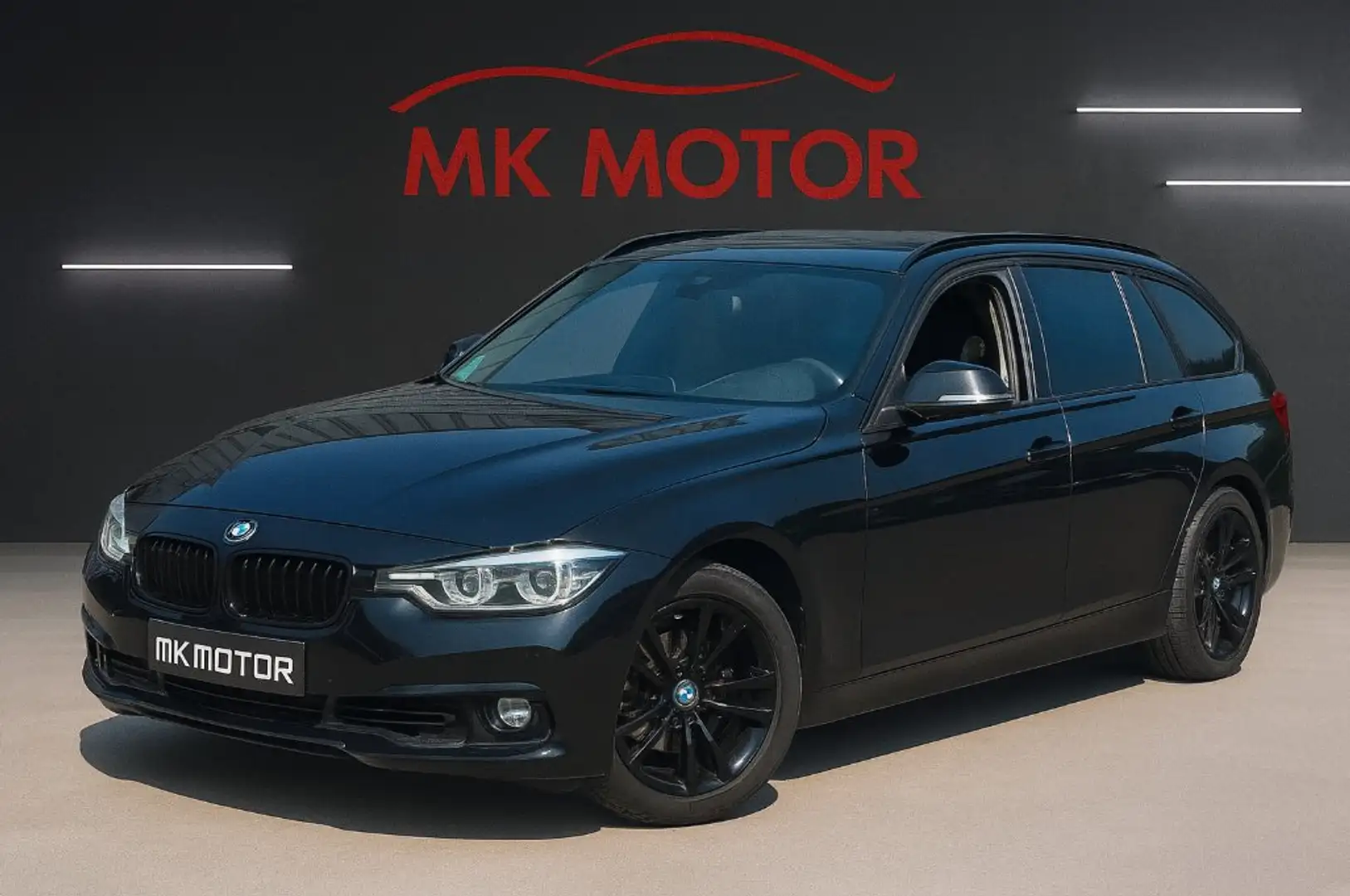 BMW 318 🟢DIESEL 150CV BREAK - BOITE AUTOMATIQUE - GPS Чорний - 1