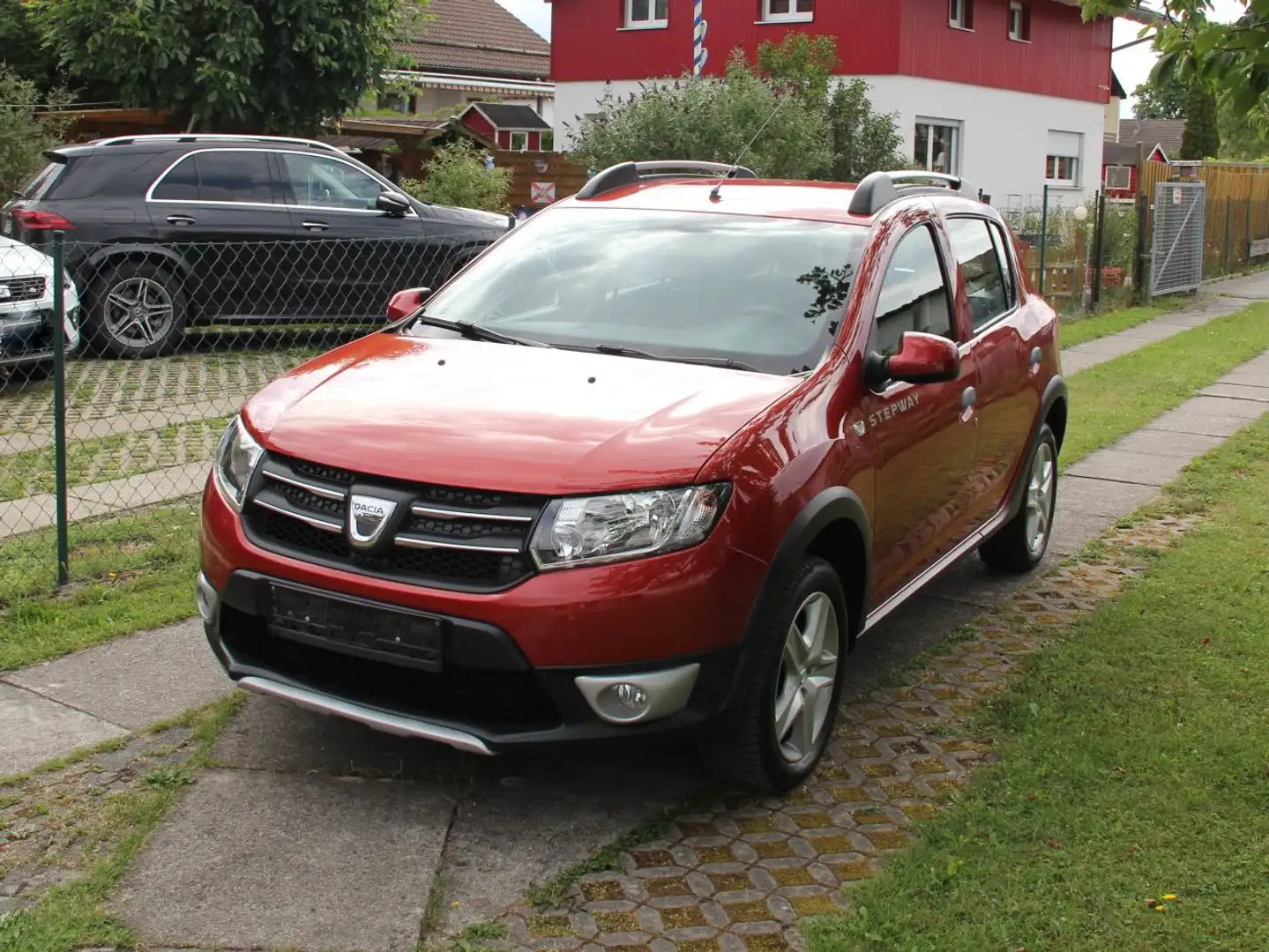 Dacia Sandero II Stepway Prestige KLIMA PDC NAVI Rood - 1