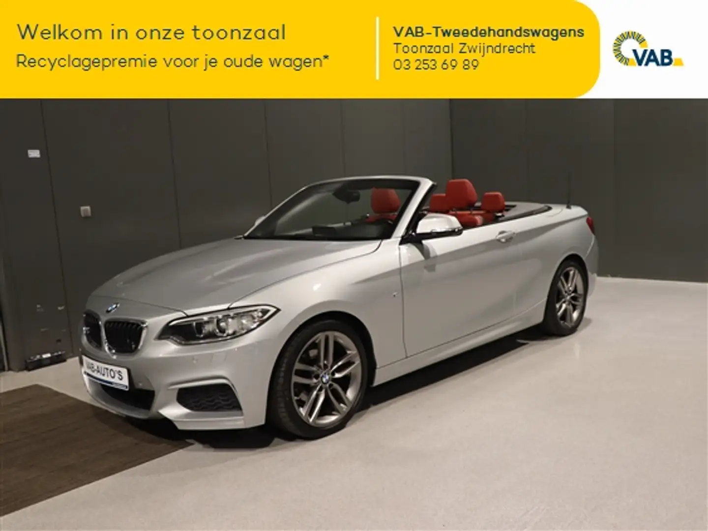BMW 218 218i m-sportpakket Silver - 1