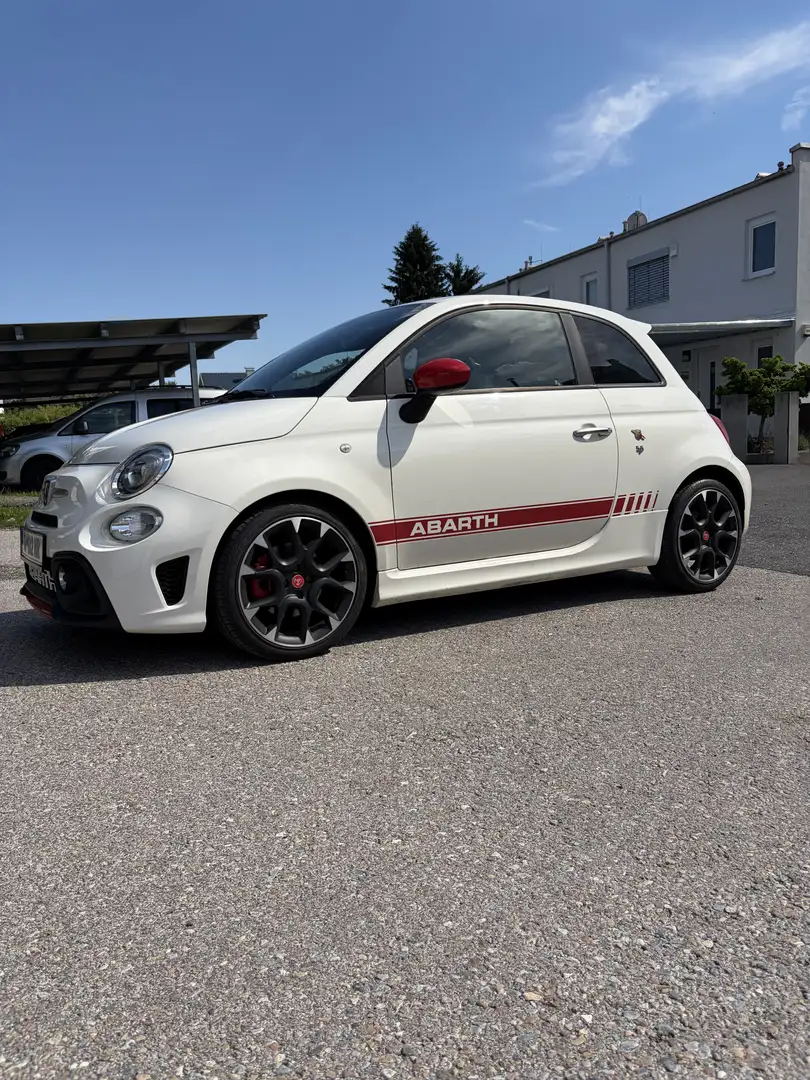Abarth 595 Pista 160 PS, Record Monza AGA, Großes Service Neu Weiß - 1