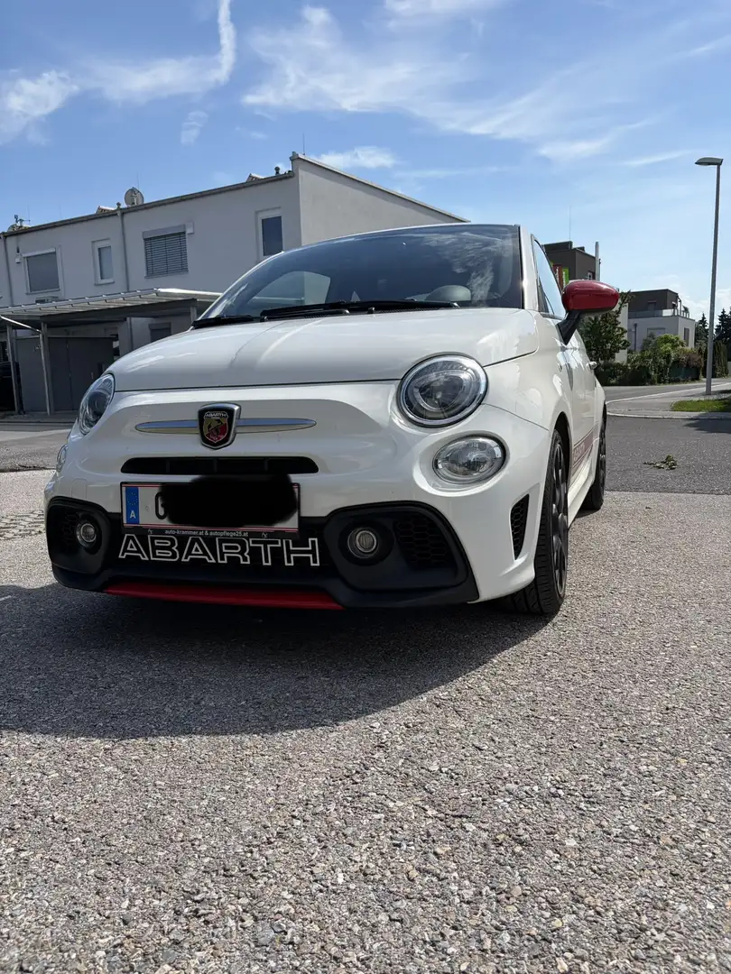 Abarth 595 Pista 160 PS, Record Monza AGA, Großes Service Neu Weiß - 2