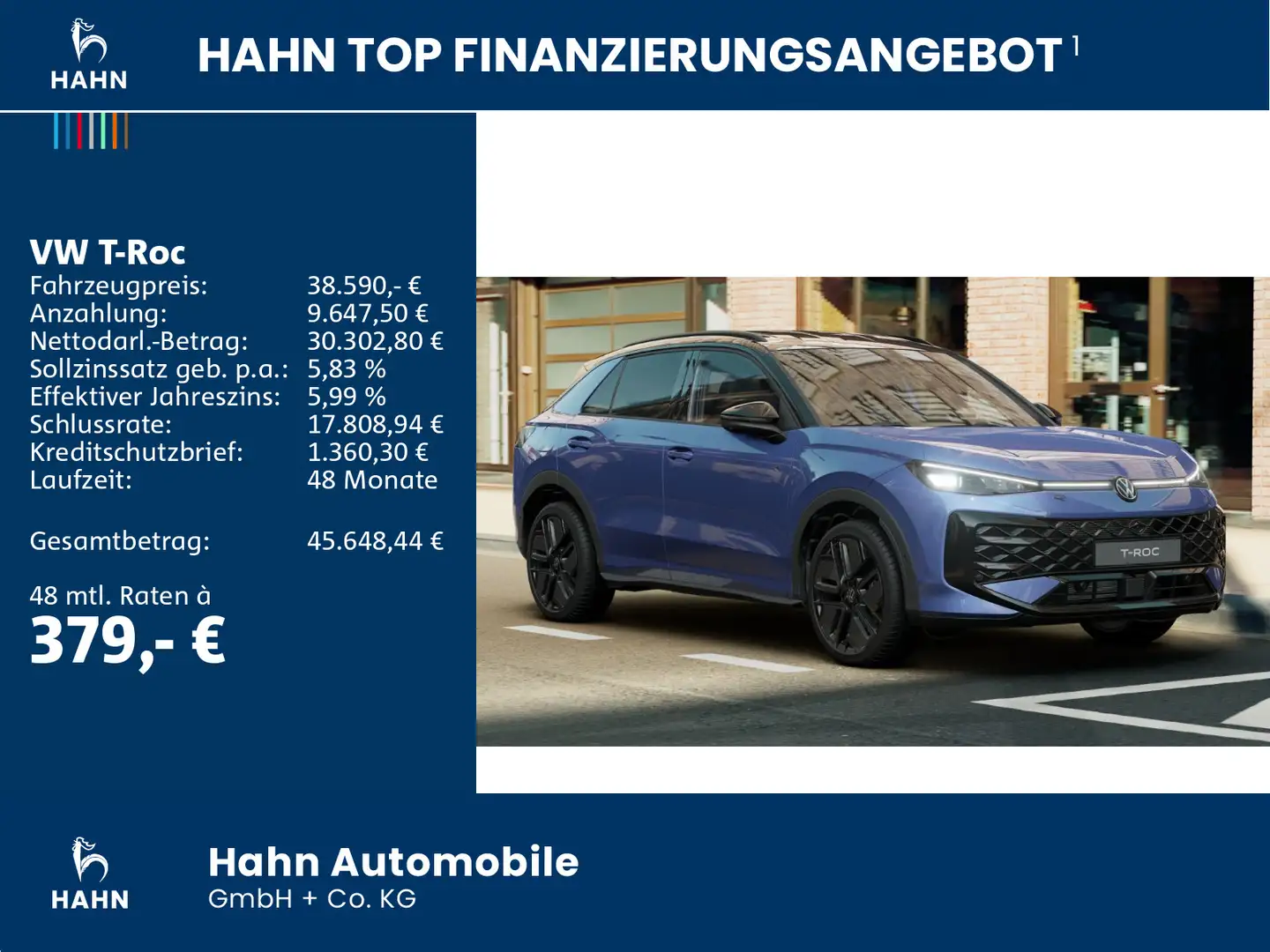 Volkswagen T-Roc R-Line 1.5 l eTSI OPF 110 kW (150 Bleu - 2
