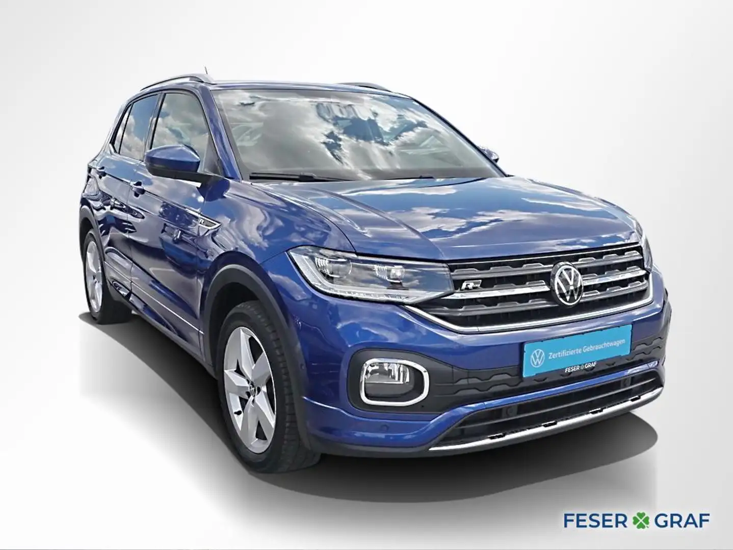 Volkswagen T-Cross 1.0 TSI Style R-Line Ext. ACC Navi RüKa Blauw - 2
