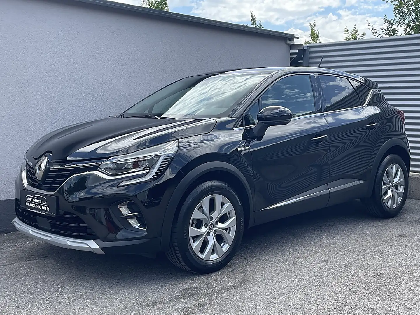 Renault Captur TCe 100 PF Intens TEILLEDER/NAVI/LED/SSV/BC Schwarz - 1