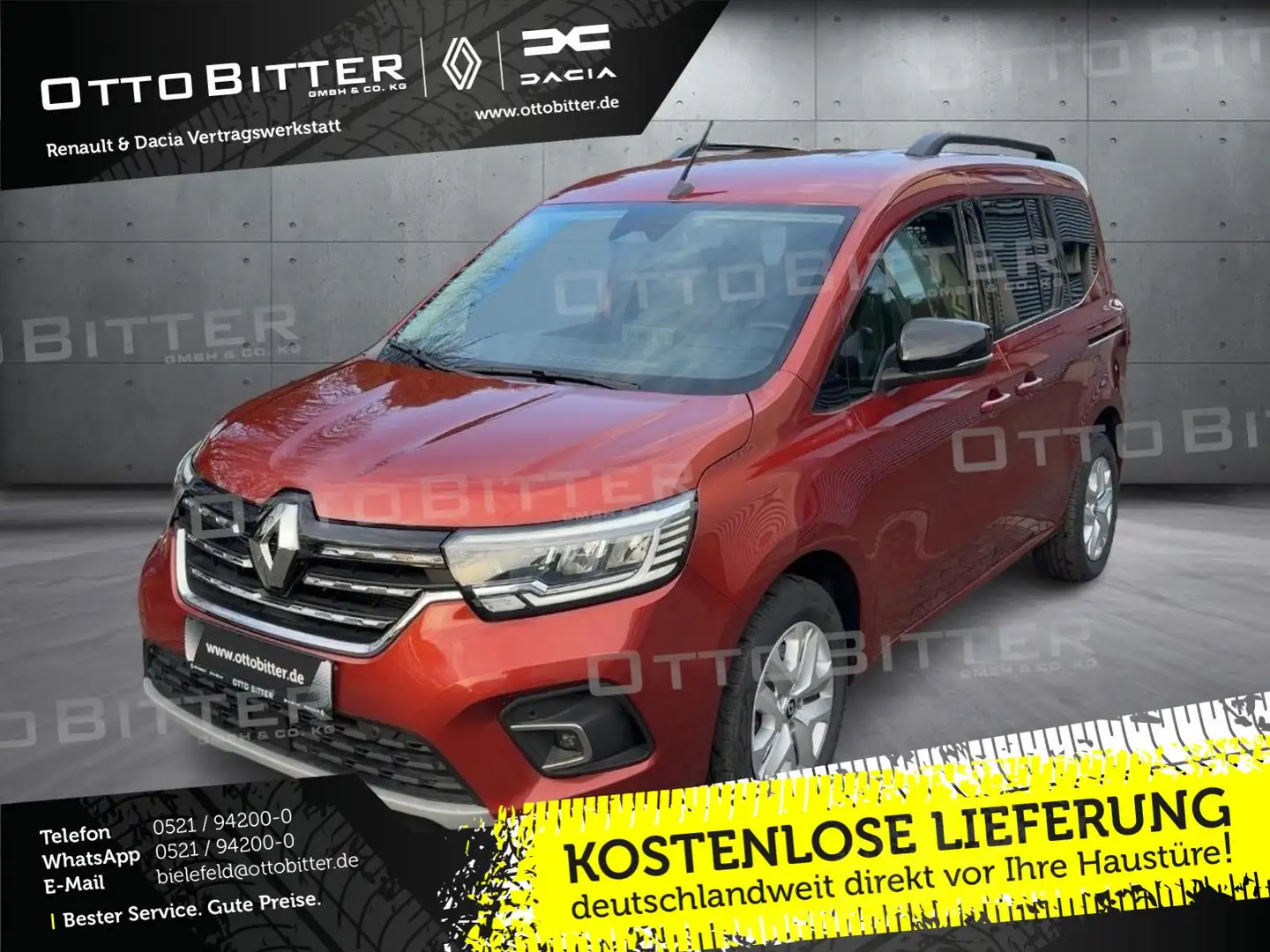 Renault Kangoo Techno TCe130 AUTOMATIK 5-SITZE KAMERA Braun - 1