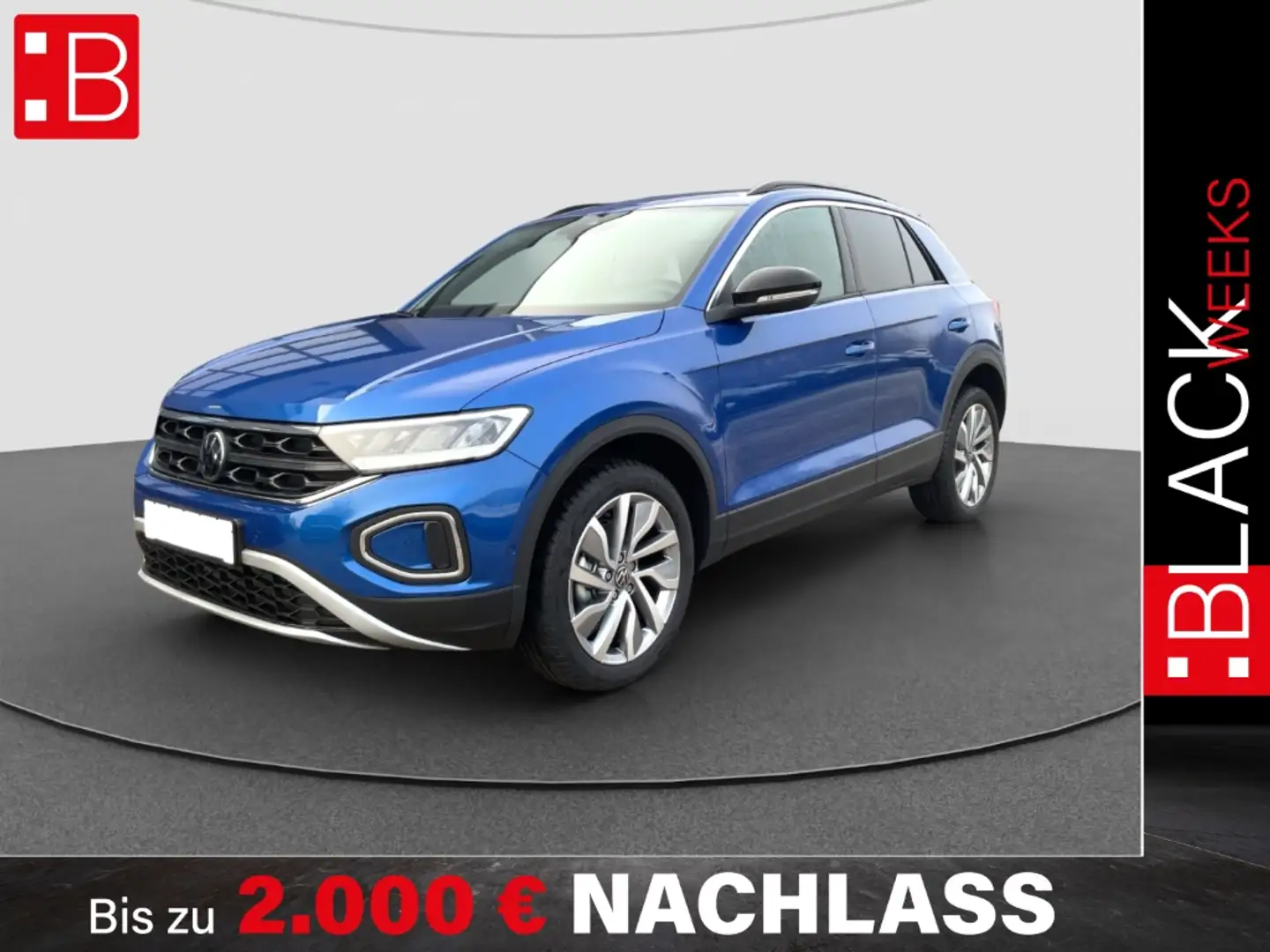 Volkswagen T-Roc 1.5 TSI DSG Goal LED AHK KLIMA ACC LM18 SHZ Blau - 1